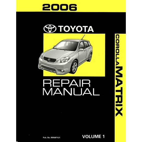 Bishko OEM Repair Maintenance Shop Manual Bound for Toyota Corolla Matrix Comple 